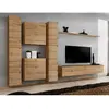 Image de Meuble TV Mural Design Switch VI 330cm Naturel