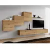 Image de Meuble TV Mural Design Switch X 330cm Naturel