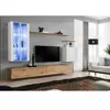 Image de Meuble TV Mural Design Switch XII 270cm Blanc & Naturel
