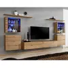 Image de Meuble TV Mural Design Switch XIV 320cm Naturel