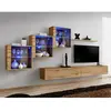 Image de Meuble TV Mural Design Switch XX 330cm Naturel