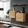 Image de Lot de 2 Blocs & Étagère Switch SBI 130cm Naturel & Noir