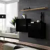 Image de Lot de 2 Blocs & Étagère Switch SBI 130cm Noir & Naturel
