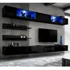Image de Ensemble Meuble TV Mural Fly I3 320cm Noir