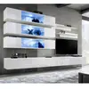 Image de Ensemble Meuble TV Mural Fly J3 320cm Blanc