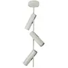 Image de Plafonnier rond moderne gris/beige 3 spots GU10 Sigma