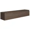 Image de SELSEY - Meuble TV BEMMI - 150 cm - noyer du Wisconsin