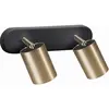 Image de Plafonnier spot LED Nowodvorski Eye noir laiton 2xGU10