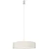 Image de Suspension Nowodvorski TURDA crème Ø50 3xE27 tissu