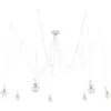 Image de Suspension Nowodvorski Spider blanche 7xE27 Ø300cm IP20