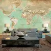 Image de Paris Prix Papier Peint XXL Turquoise World Map II