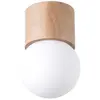 Image de Sollux Boomo plafonnier cylindrique - Bois clair
