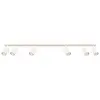 Image de Barre de spots moderne - 6 lumières - Beige - Par Sollux Ring