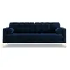 Image de Cosmopolitan design canapé Bali 4 places - bleu foncé