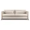 Image de Canapé convertible "Yanis" 3 places en velours beige