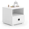 Image de Kobi Table de chevet Emi - Blanc et noir