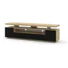 Image de BIM Furniture Meuble TV EVA 180 cm Chêne/Noir