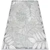 Image de RUGSX BOTANIC 65241 - Feuilles - Gris - 78x150 cm