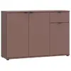 Image de Ss marque Commode 3 portes 1 tiroir - Terracotta