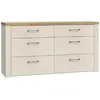 Image de Ss marque Commode 6 tiroirs scandinave - Sable