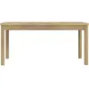 Image de Table à manger extensible rectangulaire - Marron