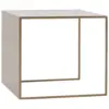 Image de Table basse carré en métal gold 2 Wall - Custom Form