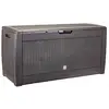 Image de Coffre de jardin plastique - Chocolat
