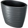 Image de Pot de fleurs ovale - Anthracite