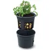 Image de Pot de fleurs rond - Anthracite