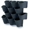 Image de Jardinière ovale - Anthracite