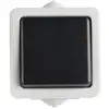 Image de Interrupteur va-et-vient TEKNO Kanlux noir IP54 10AX
