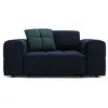 Image de Cxl by christian lacroix Fauteuil Luc en velours - Bleu foncé