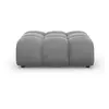 Image de Cosmopolitan design Pouf Sky en velours - Gris clair