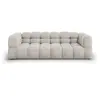 Image de Cosmopolitan design Canapé droit Sky 4 places velours - Beige