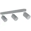 Image de Barre de spots de plafond gris 3xGU10