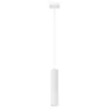 Image de Suspension tube rainurée blanche GU10 10W Karbon Sollux
