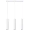 Image de Sollux lighting Suspension Karbon 3 spots - Blanc