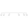 Image de Barre de spots minimaliste - 6 lumières - Blanche - Par Sollux Karbon