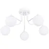 Image de Sollux Astral Plafonnier 5 lampes Blanc