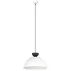 Image de Suspension moderne dôme blanc/noir GX53 Lunaro Emibig