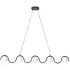 Image de Emibig Suspension design 5 lampes - Noir