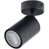 Image de Spot plafond moderne noir rond 1xGU10 25W Zoom Sigma