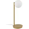 Image de Lampe table Gama doré-beige, globe blanc, G9 Sigma
