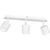 Image de Rail 3 spots orientables blanc GU10 3x8W Demia Luminex