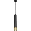 Image de Suspension tube noir finition or Nest GU10 8W Luminex