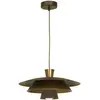 Image de Suspension Plato métal or titane mat Ø34 1xE27 Luminex