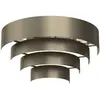 Image de Applique murale Rings demi-lune or titane 2xE27 15W