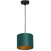 Image de Suspension Arden vert tissu int. or Ø18 E27 Luminex