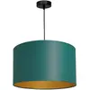 Image de Suspension verte abat-jour tissu intérieur or Ø40 Arden