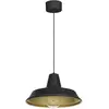 Image de Suspension loft noire intérieur or Class Luminex E27
